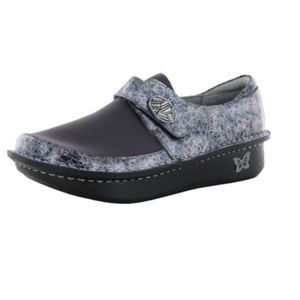 Alegria Dena ice ice baby Slip-On Shoe leather size 40 or 9 - 9.5 metallic